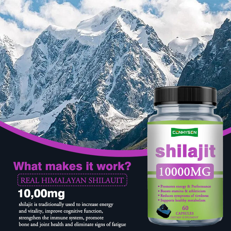 1000mg 純粋なシラジット カプセル 健康ケア カプセル エネルギーとパフォーマンスを促進します