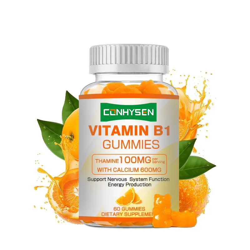 ビタミンB1 ガム  エネルギーを増やします 心臓の健康を向上させ 全体的な健康を維持します 自然供給
