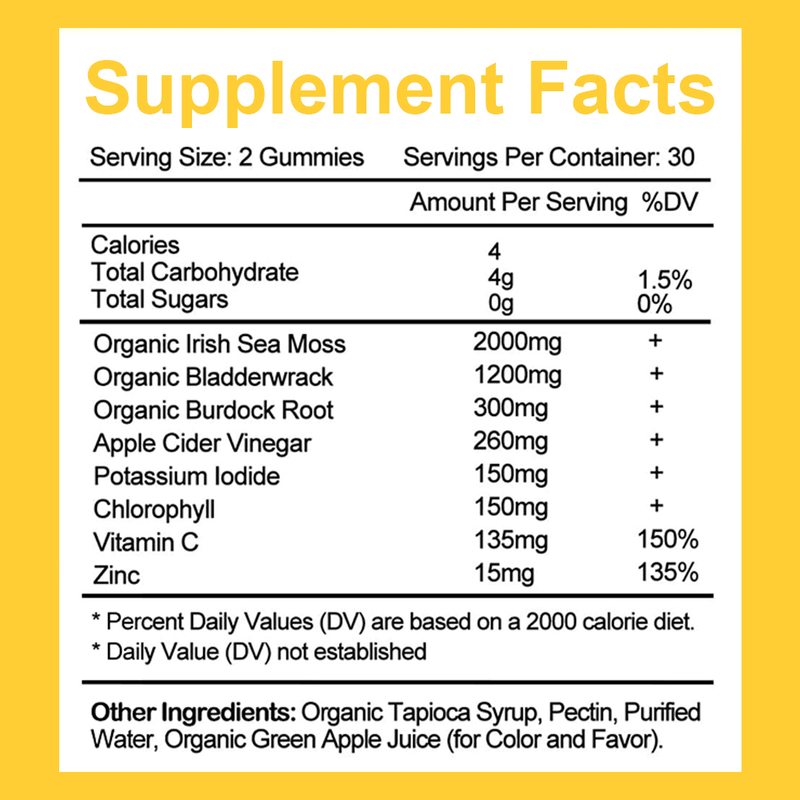 8イン1 海の茂み 免疫と甲状腺のサポート 工場のカスタマイズ