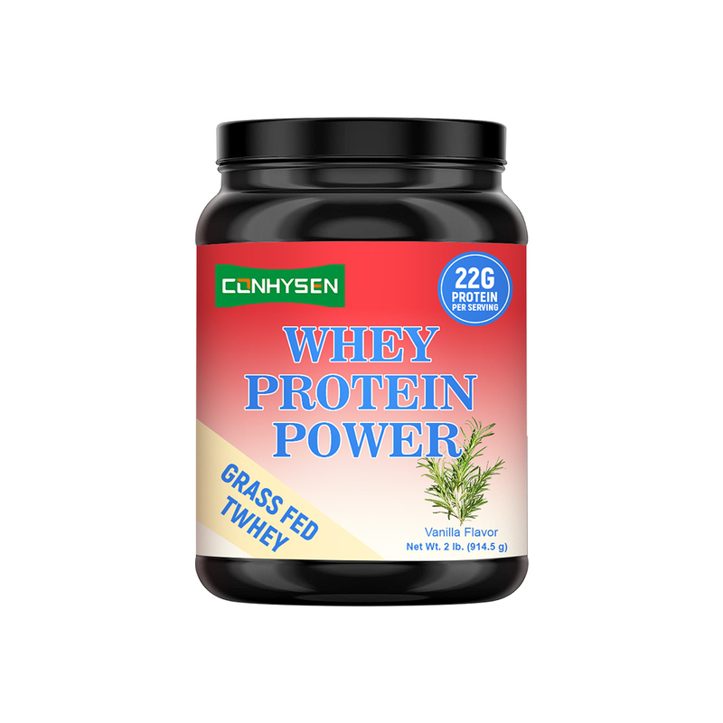 ホエイプロテイン パワー グラスフェッド トリブレンドプロテイン 筋肉の成長をサポート 卸売 カスタム