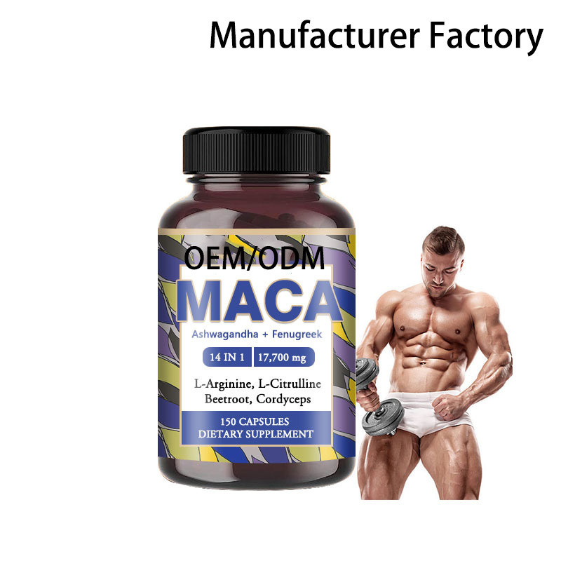 OEM ODM Herbs Maca Root Capsules Ginger Ginseng Zinc Products