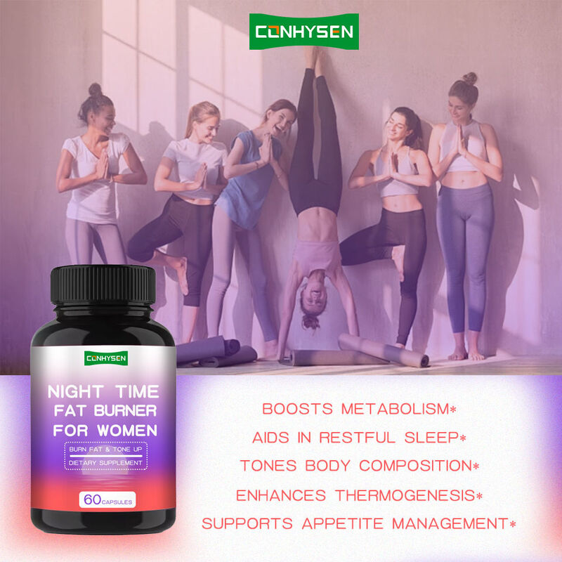 効果的減量脂肪燃焼剤 減量カプセル 女性用ナイトタイム脂肪燃焼剤 カプセル 補給品