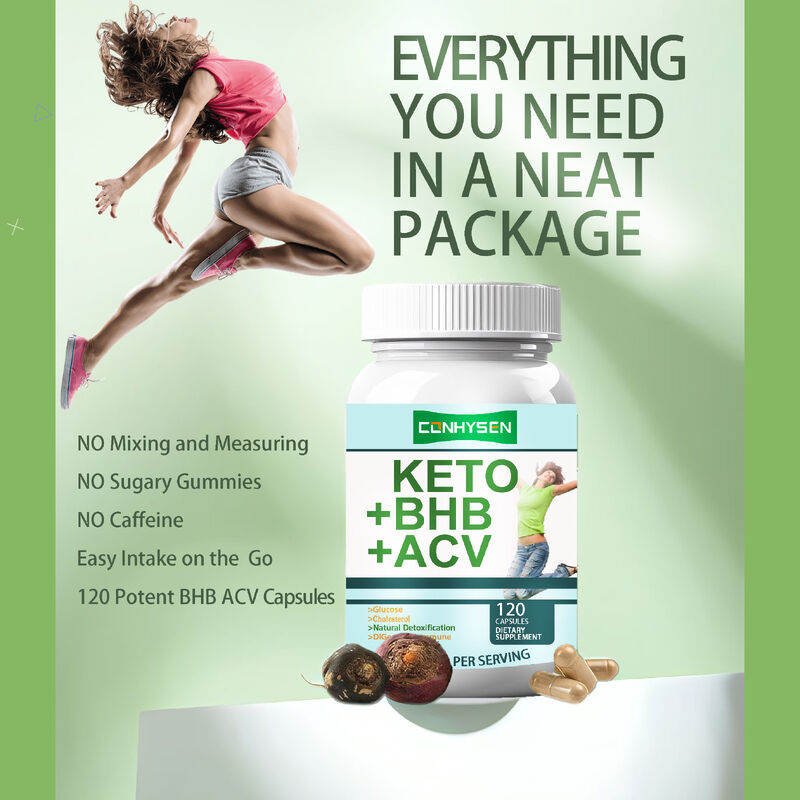 プライベートラベル ケト ACV BHB 食物繊維 サプリメント カプセル ケト BHB カプセル ダイエット サプリメント ダイエット カプセル
