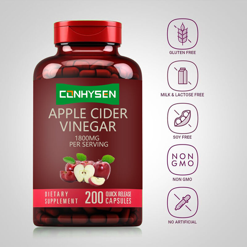 OEM/ODM ACV サプリメント 消化・デトックス 体重管理 男性用リンゴサイダー?? カプセル 女性用