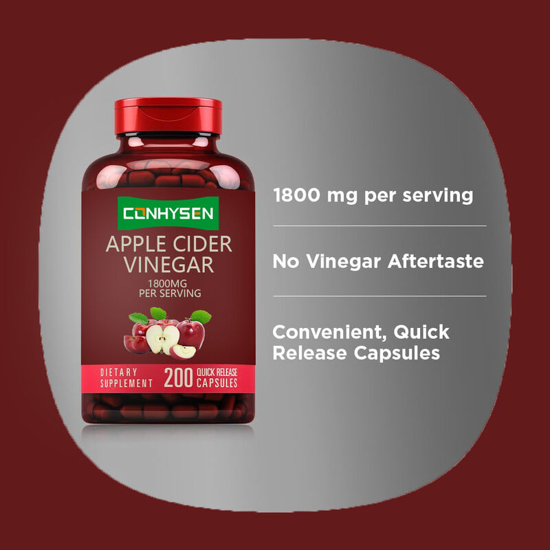OEM/ODM ACV サプリメント 消化・デトックス 体重管理 男性用リンゴサイダー?? カプセル 女性用