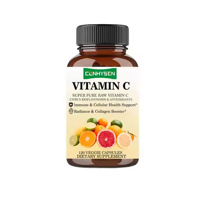 ビタミンC カプセル 200mg 免疫支援 心臓 脳 健康 独自の混合物