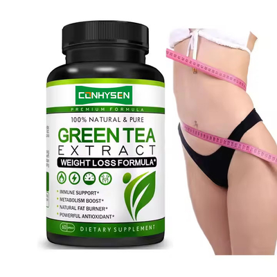 100%天然の緑茶 カプセル 減量サプリメント
