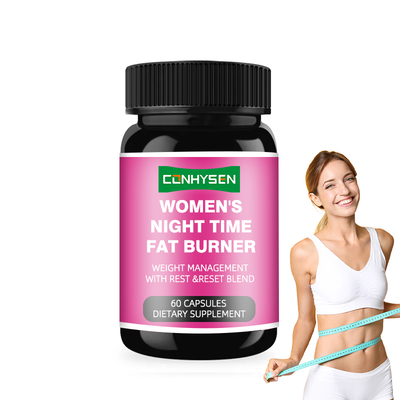 工場用 女性用 ナイトタイム 脂肪燃焼カプセル レスト&リセットブレンドで体重管理を促進します