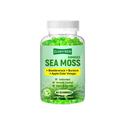 OEM/ODM Custom Organic Sea Moss Gummies Candy Healthy Bone Joint Support