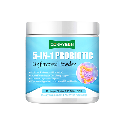 5-in-1プロバイオティクスパウダー 免疫・消化器系の健康を促進 メーカーカスタム