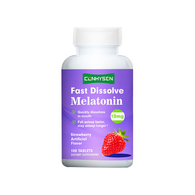 サプライヤー工場 10mg メラトニン錠剤は、リラックスした睡眠とより長い睡眠を促進します