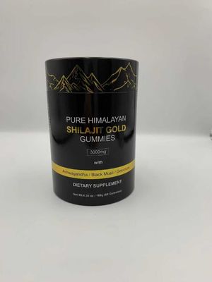Organic Shilajit Gold Gummies 3000mg Energy and Vitality Support Stock Supply