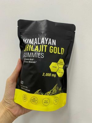 Himalayan Shilajit Gold Gummies Ashwagandha Food Grade Herbal Extract Stock Supply