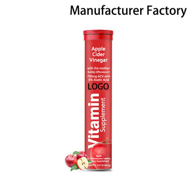工場卸売アップルサイダービネガー発泡性錠剤体重管理
